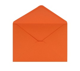 Koperta ozdobna w kolorze pomarańczowym i formacie C6 i niesamowicie niskiej wadze - 120g