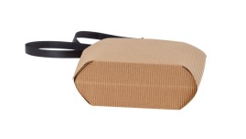 torebka tekturowa z wstążką