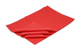 Gładka bibuła dekoracyjna czerwona arkusze