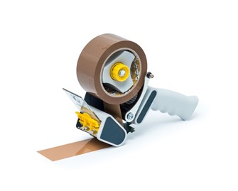 Brązowa taśma akrylowa w rolce