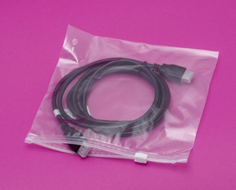 Woreczki z suwakiem 400x400mm - 50sz 70u z otworem