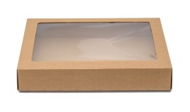 Pudełko karbowane z oknem