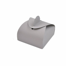 Pudełko ozdobne Prezent S 110x110x65mm Szare