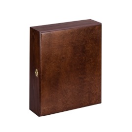 brązowe pudełko na wino