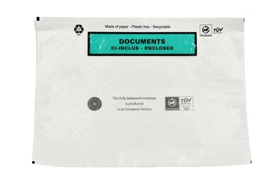 Koperta kurierska C5 EkoPapier DOCUMNETS ENCLOSED - 1000szt