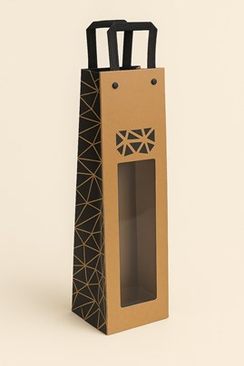 Torba 1 WINO Z OKNEM 95x91x385mm Ecru-Noir