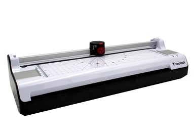 Laminator Biały A3 z trymerem i zaokrąglaczem