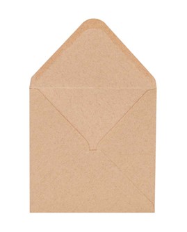 Koperty Kwadratowe K4 / Recycled Brązowe / 120g / 50 sztuk