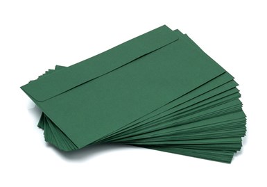 Koperty ozdobne DL HK Zielone x-10 120gsm - 50szt