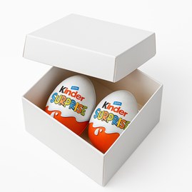 Białe pudełko laminowane