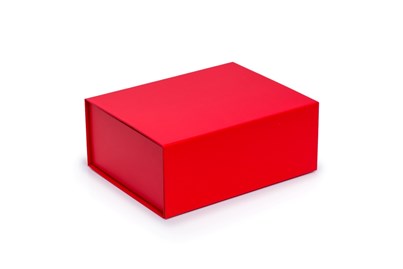 Pudełko Magnetyczne Czerwone  250x200x100mm Ozdobne Pudełko Na Prezent