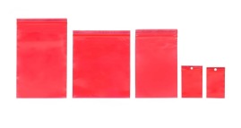 Torebka strunowa 120x180mm/0,050mm CZERWONA 100szt