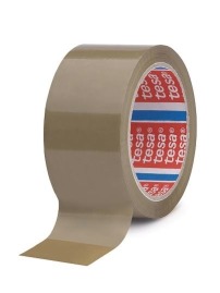Taśma pakowa klejąca TESA Solvent brązowa 50mm/66m