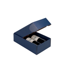 niebieskie pudełko na wino