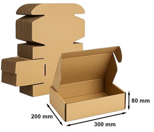 Pakiet - Karton wykr. 300x200x80mm - 50szt