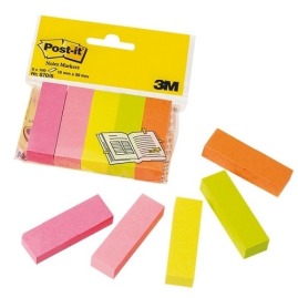 Zakładki Indeksujące Post-It 15x50 5x100szt. mix k