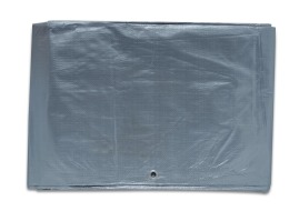 Srebrno-brązowa plandeka