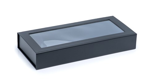 Pudełko Magnetyczne Czarne Okienko 345x150x55mm (zew) F2 Prezentowe