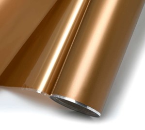 złota folia celofan