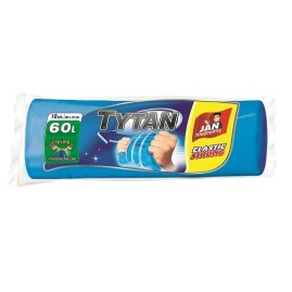 Worki LD Tytan z taśmą 60l 10szt. Jan Niezbędny