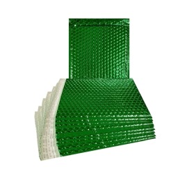Koperty bąbelkowe metaliczne zielone