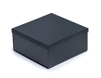 Pudełko składane z wiekiem 300x300x140mm Czarne Eleganckie Na Prezent
