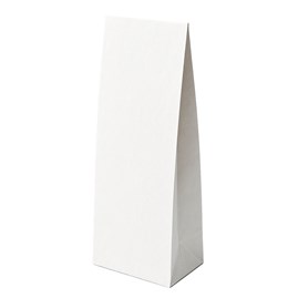 Torba papierowa KLOCKOWA 120X90X360 / BIAŁA - Pakiet 10 szt