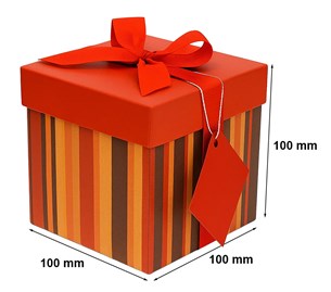 Pudełko składane 100x100x100mm XS K-803 KQ1