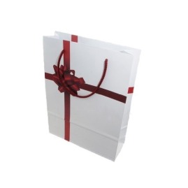 Torebka Prezentowa Czerwona Kokardka