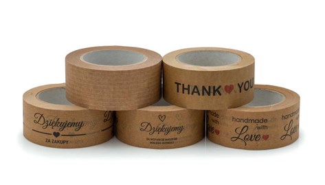 Taśma PAPIEROWA Dziękujemy Za Wsparcie 48mm/50m