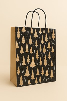 Torba KRAFT Czarna 180x80x220mm WOODY