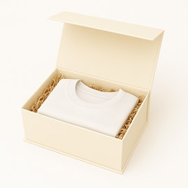 Pudełko Magnetyczne 250x250x120mm Kość Słoniowa