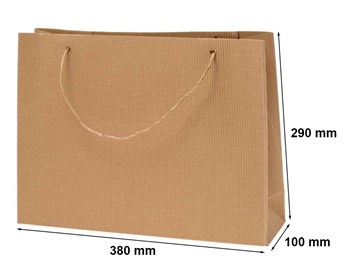 torba z tektury karbowanej 