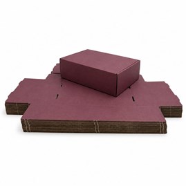 karton wykrojnikowy bordowy 240x170x70 mm 10 sztuk