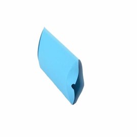 niebieskie pudełko poduszka