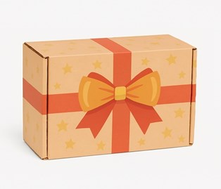 Karton Wykrojnikowy 243x170x75mm Urodziny Czerwony