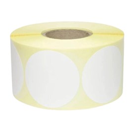 Etykiety termiczne okrągłe FI50 1000 sztuk