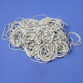 Gumki recepturki 40mmx1,2x1,2 białe - 1000g