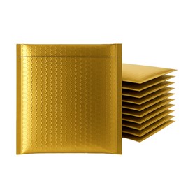 Złote koperty metaliczne