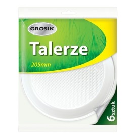 Talerz PS 20,5cm biały 6szt. GR