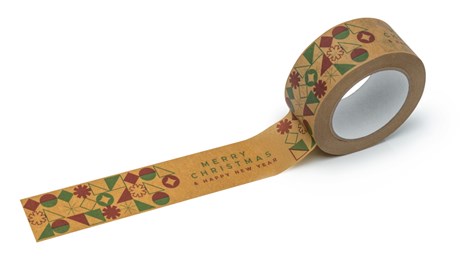 Taśma Świąteczna Papierowa Happy New Year 48mm/50m