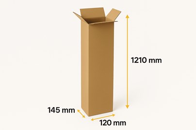 Karton podłużny płaski