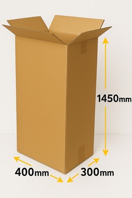 Karton Klapowy 400x300x1450mm B400 Wysyłkowy Podłużny Duży Fala B 400g