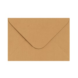 Koperty C6 / Kraft Prążek Ribbed / 120g a50