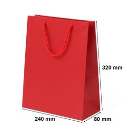 Torby Papierowe Na Prezenty Czerwone