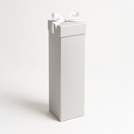 srebrne pudełko tekturowe