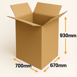 Karton klapowy producent 700x670x930mm
