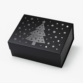 Pudełko Magnetyczne Christmas Czarne 280x210x95mm(zew)