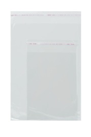 Torebki celofanowe z klejem 10x30+2,5cm 100szt