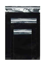 Woreczki Metalizowane z paskiem 160x230 Czarne